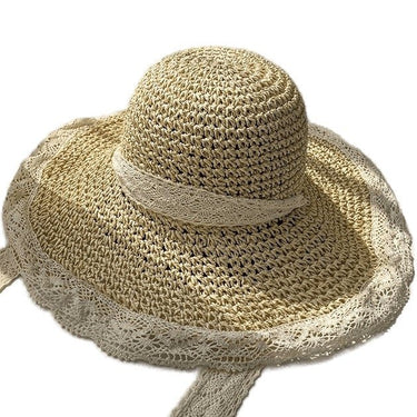 Chapeau De Paille Femme Dentelle